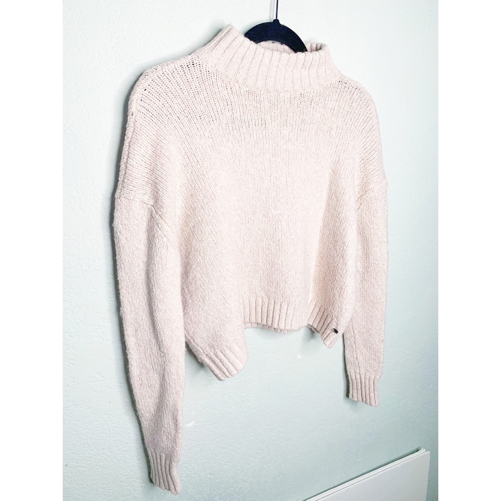 American Eagle Wool Blend Pink Cozy Knit Sweater - Picture 2 of 9